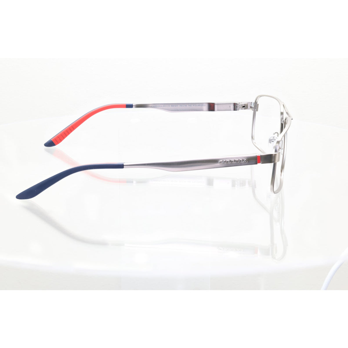 Carrera 8011/S R81DY silver sunglass frames, photo 6 of 8