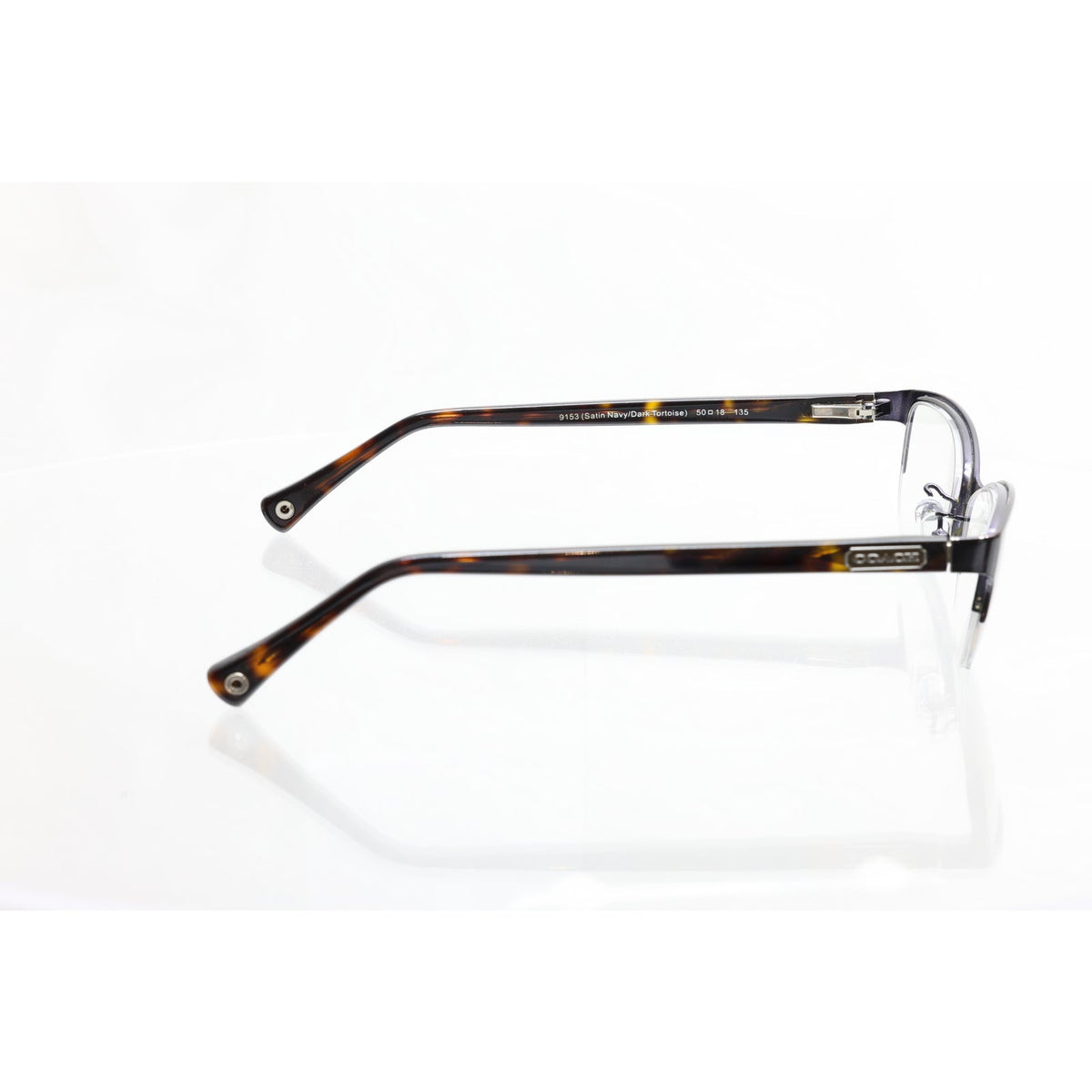 Coach HC 5046 (Leigh) 9153 satin navy/dark tortoise eyeglass frames, photo 3 of 6