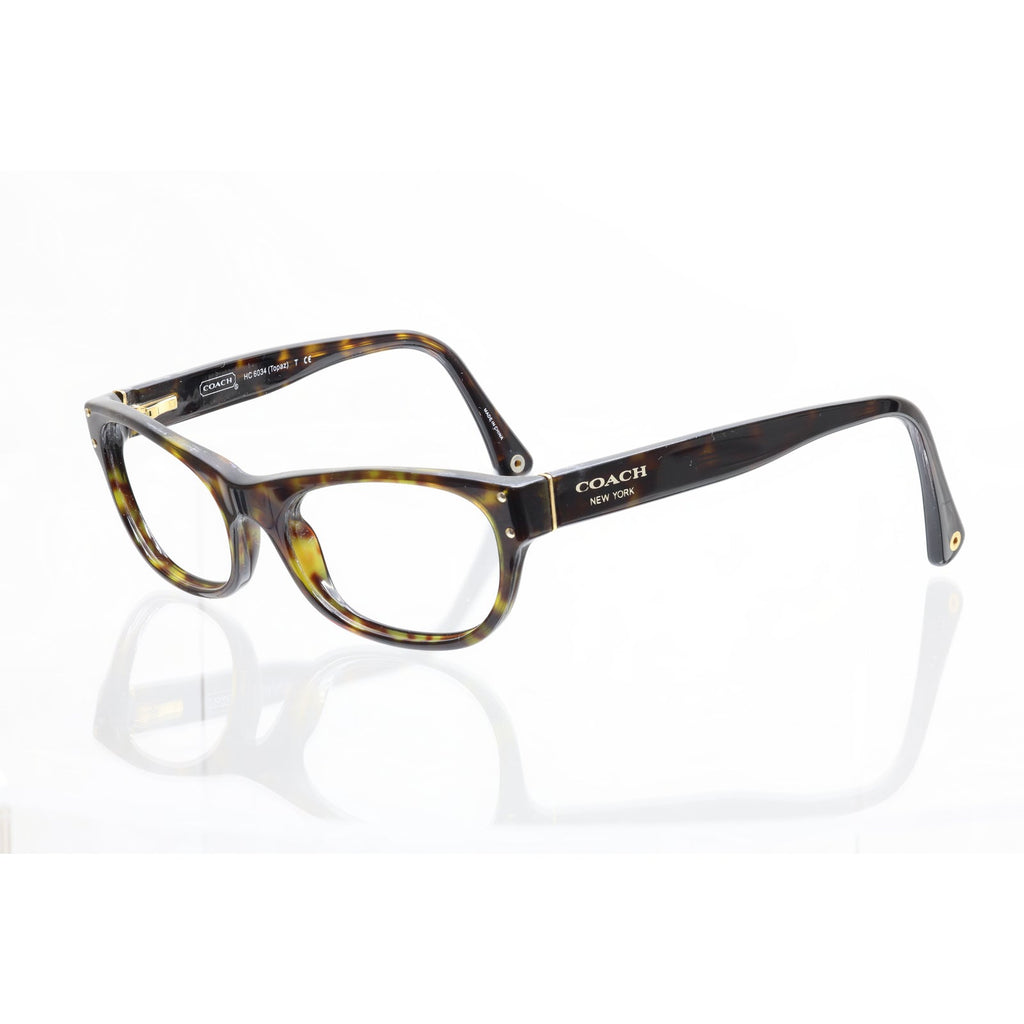 Coach HC 6034 (Topaz) 5001 dark tortoise eyeglass frames