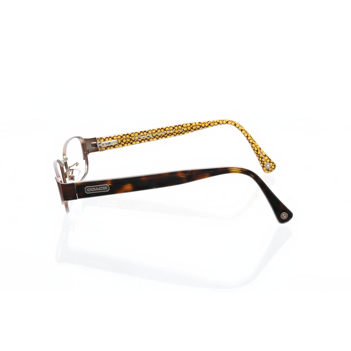 Coach HC5018 (Rose) 9076 satin brown eyeglass frames, photo 4 of 6
