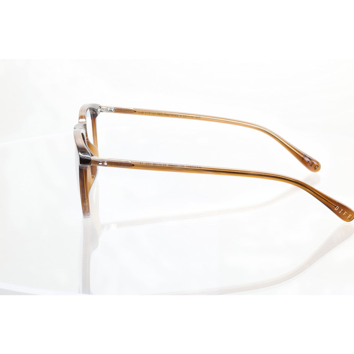 Diff Eyewear Maxwell WS BB188 brown eyeglass frames, photo 4 of 6