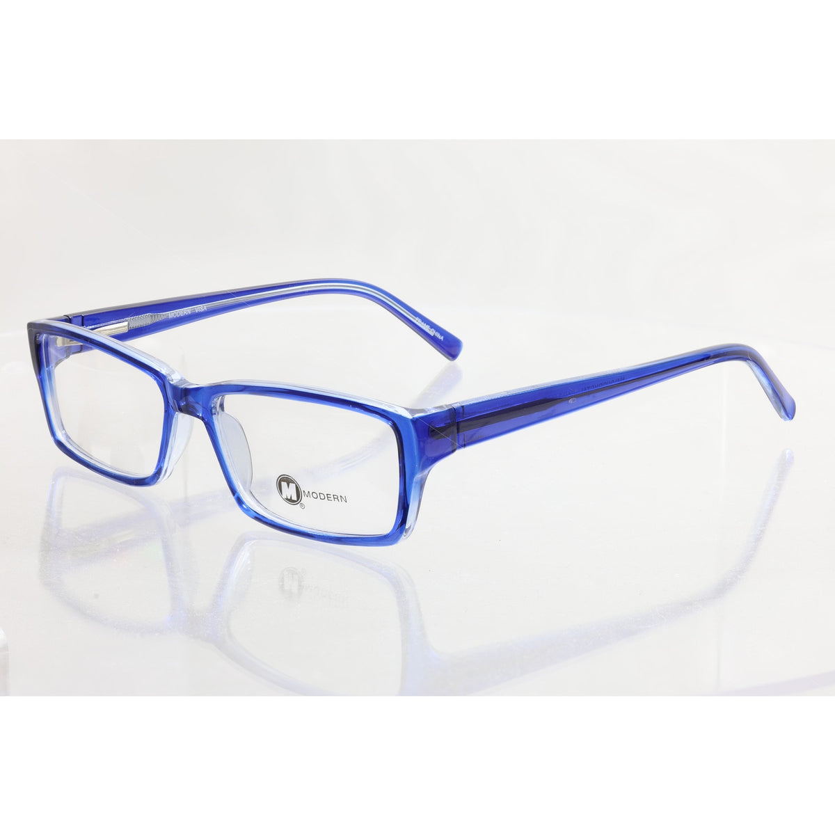 Modern Visa Navy/Crystal 54-17-140mm Eyeglass FRAMES ONLY - NEW/WITHOUT TAGS