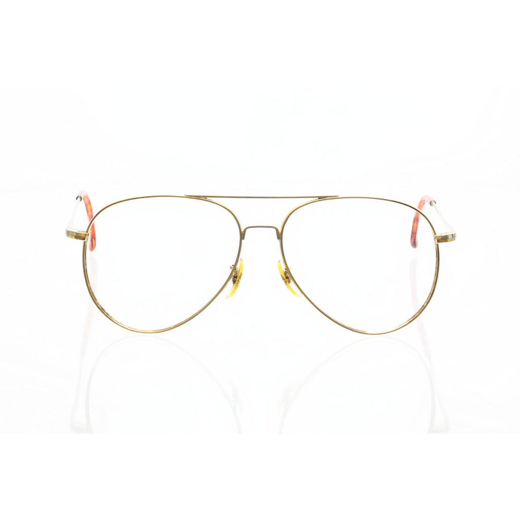 AO American Optical Gold Aviator sunglass frames, photo 3 of 6
