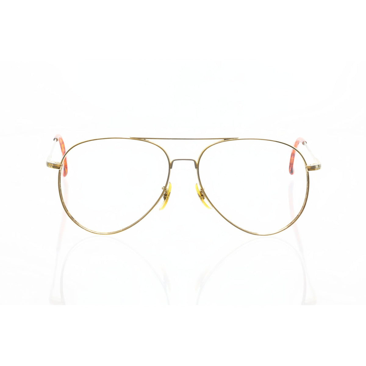 AO American Optical Gold Aviator sunglass frames, photo 3 of 6