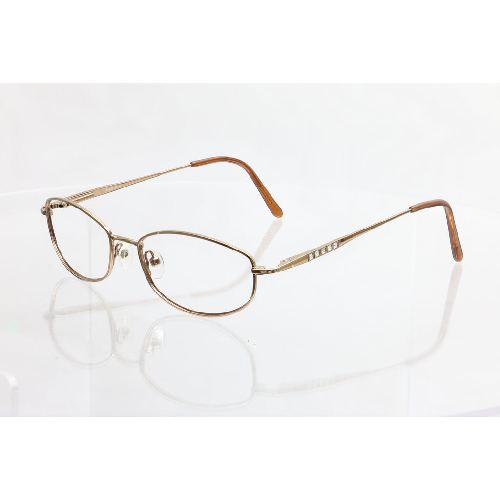Visage Suede BRN Eyeglass FRAMES ONLY - GOOD CONDITION