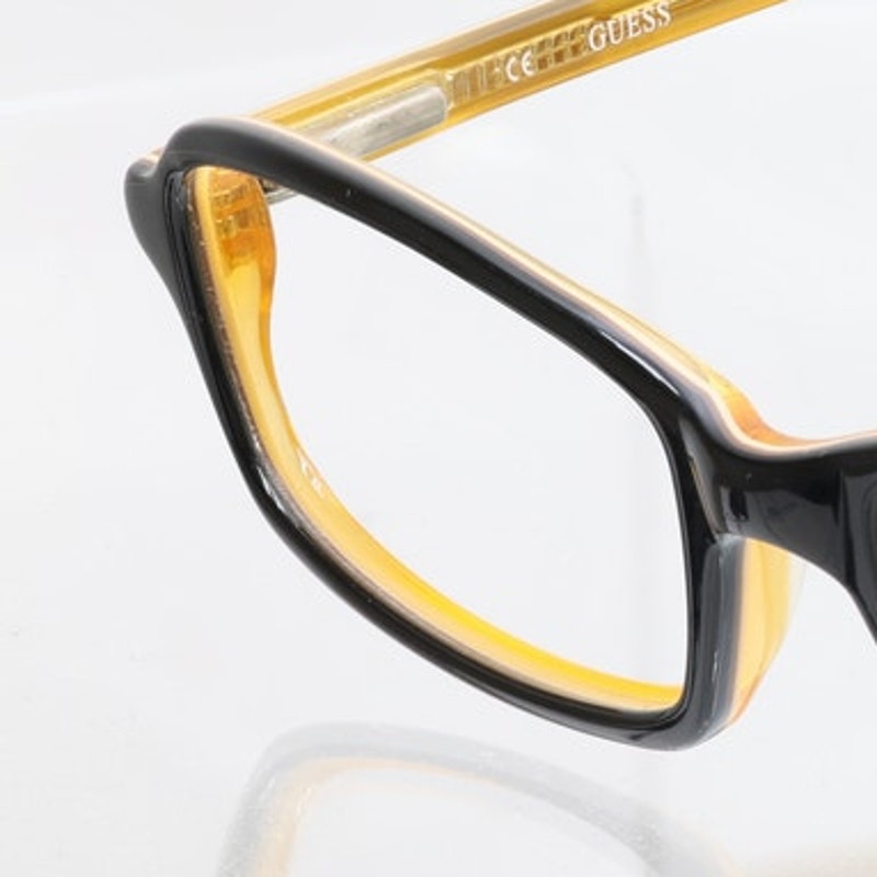 Guess GU1301 51-16-140mm BLK/HNY Eyeglass FRAMES ONLY - GOOD CONDITION
