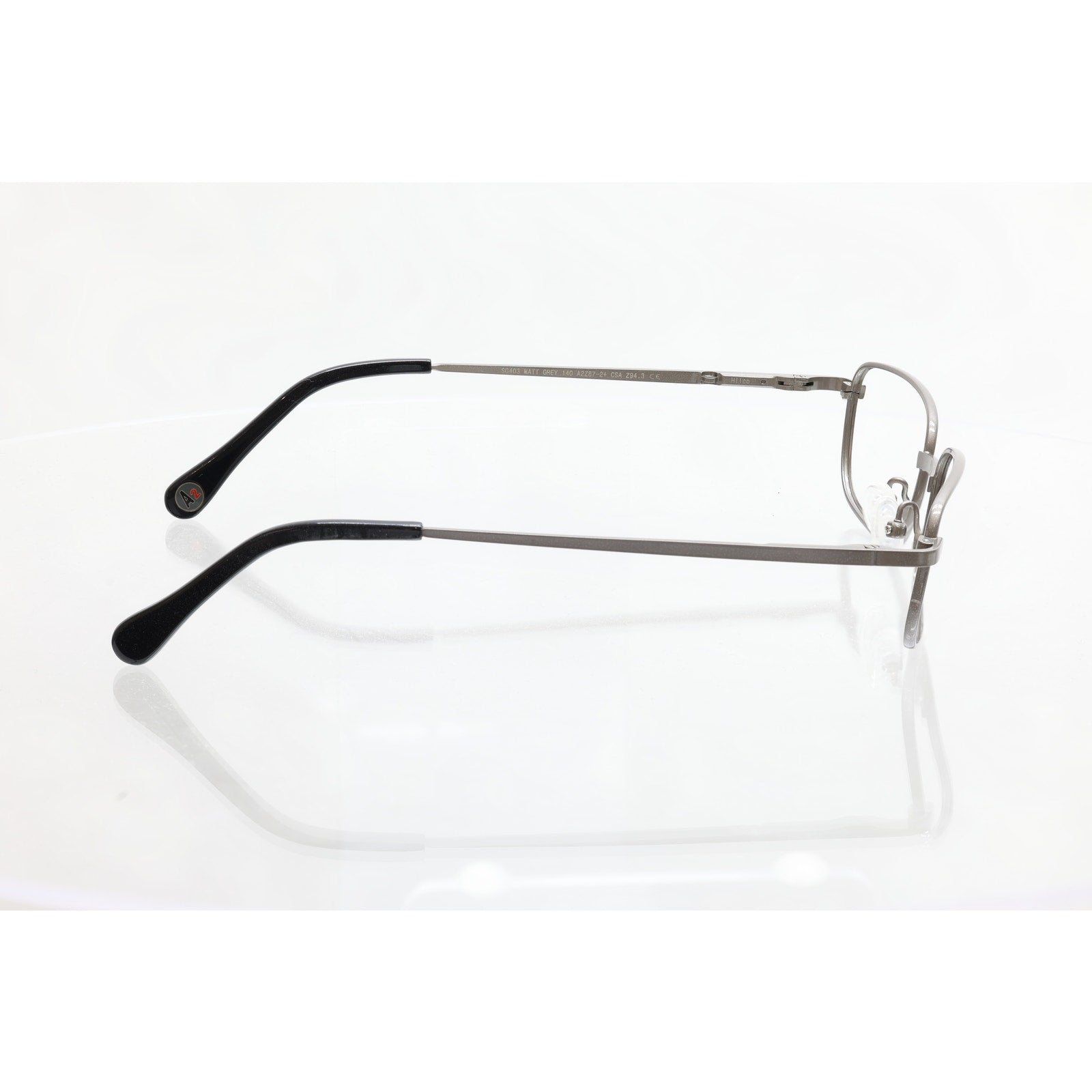 Hilco A2 SG403 53-19-140mm MATT GREY Eyeglass FRAMES ONLY - GOOD CONDITION