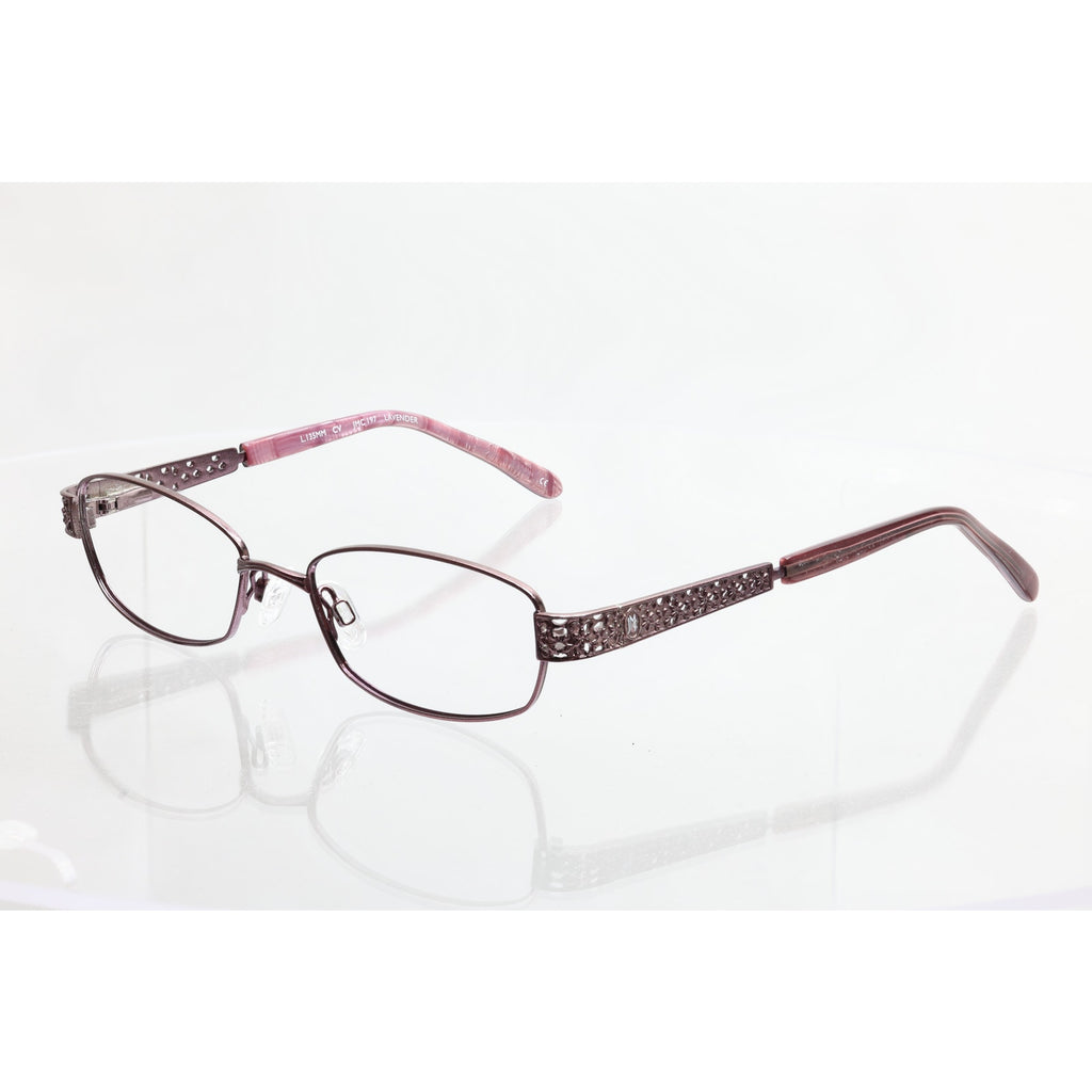 Jessica McClintock JMC 197 51-17-135mm Lavender Eyeglass FRAMES ONLY - GOOD