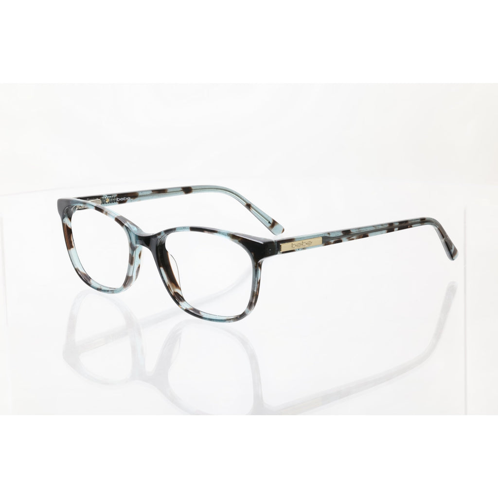 Bebe BB5186 (340) Teal Tortoise 52-17-135mm Eyeglasses FRAMES ONLY - VERY GOOD