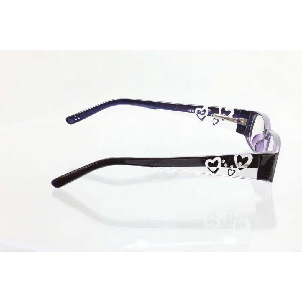 Modern Pixie Plum/Crystal 48-16-130mm Eyeglass FRAMES ONLY - NEW/WITHOUT TAGS