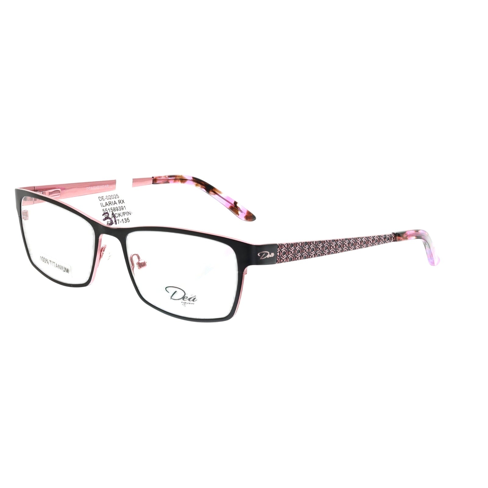 Dea Eyewear DE-02025 ILARIA 55-17-135mm Eyeglasses FRAMES ONLY - NEW CONDITION