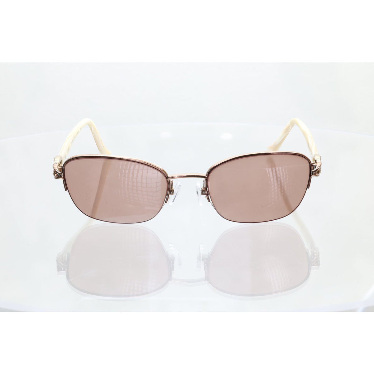 Tura Mod 318 San brown/beige eyeglass frames, photo 3 of 8