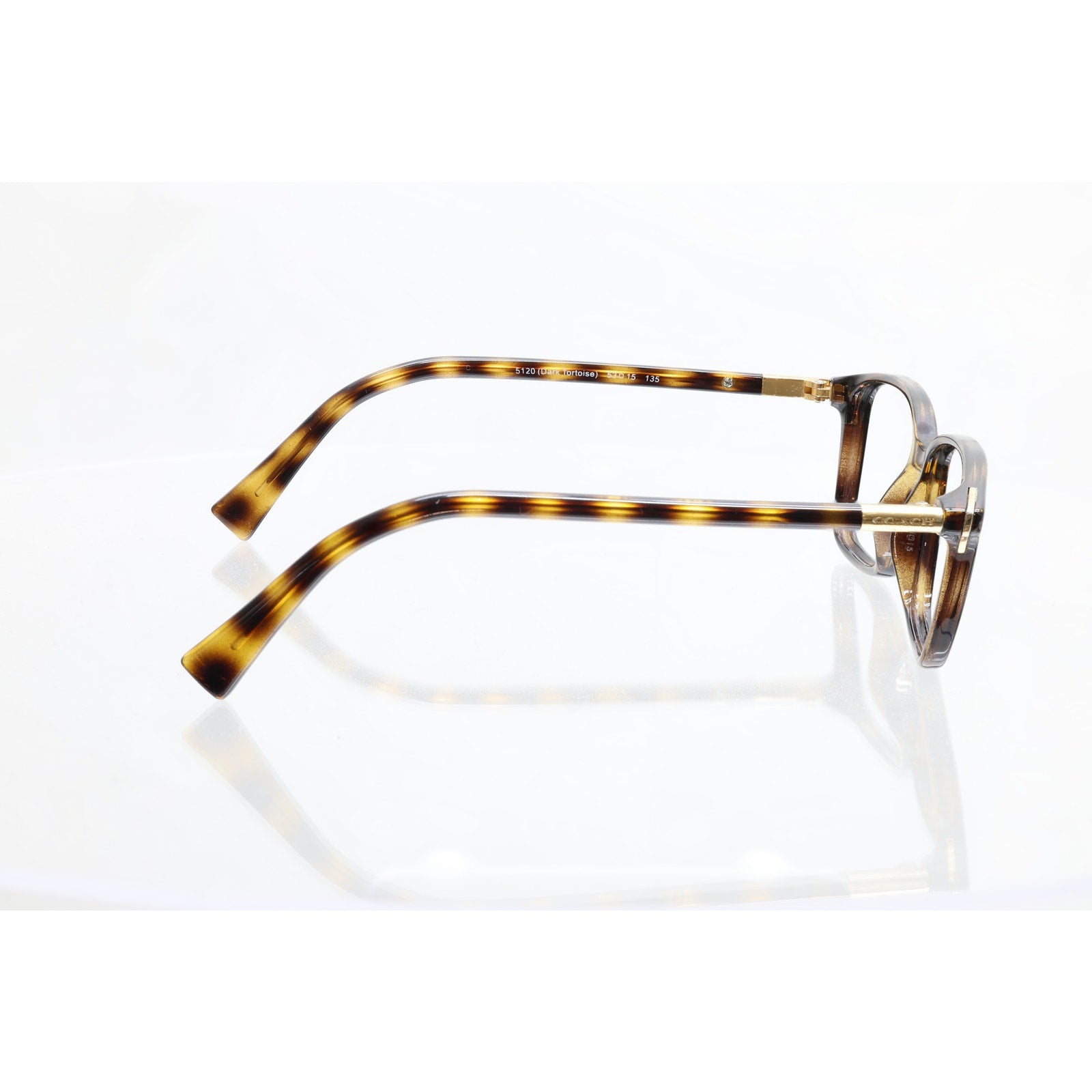Coach HC6077 5120 (Dark Tortoise) 53-15-135mm Eyeglasses FRAMES ONLY - VERY GOOD