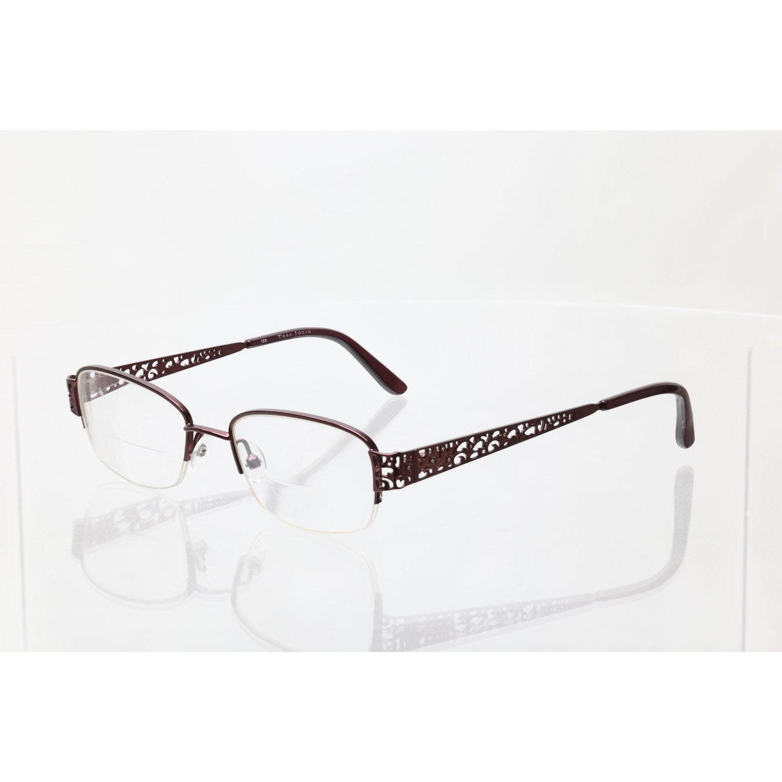 Marchon NYC Tres Jolie 160 50-17-135mm 603 Eyeglass FRAMES ONLY - GOOD CONDITION