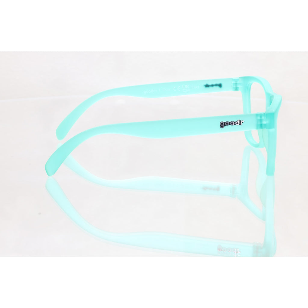 Goodr Nessy's Midnight Orgy green sunglass frames, photo 6 of 8