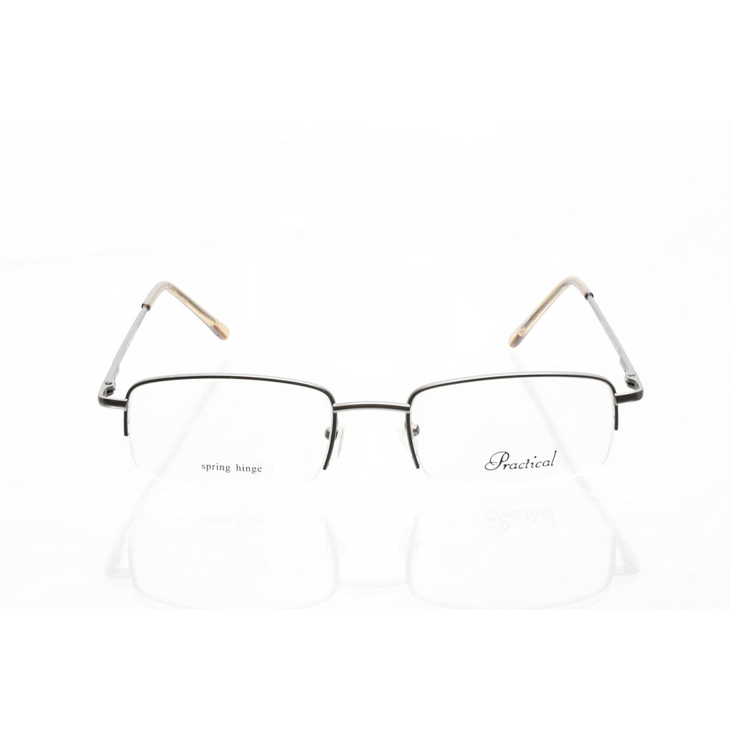 Lido West-Practical Michael Grey 54-20-145 Eyeglasses FRAMES ONLY -NEW CONDITION