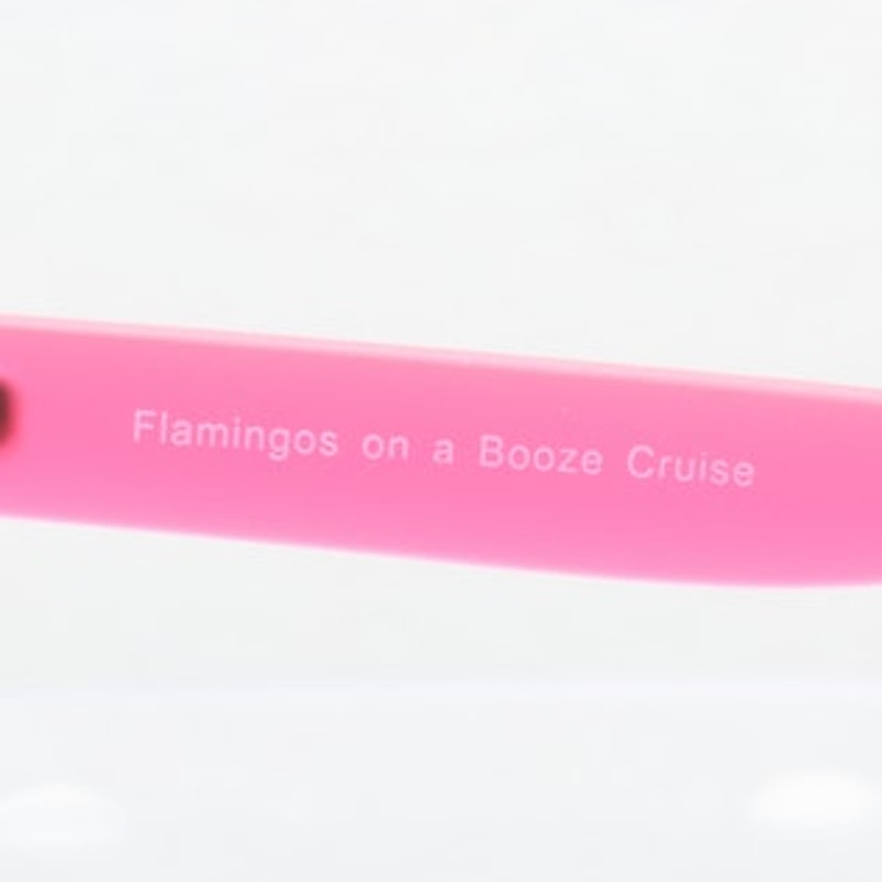 Goodr Flamingos on a Booze Cruise pink sunglass frames, photo 7 of 8