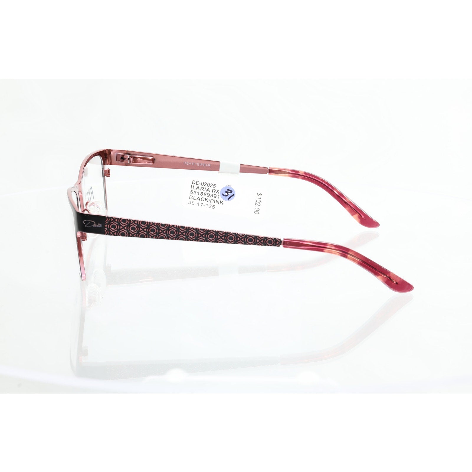 Dea Eyewear DE-02025 Ilaria 55-17-135mm Eyeglasses FRAMES ONLY - NEW CONDITION