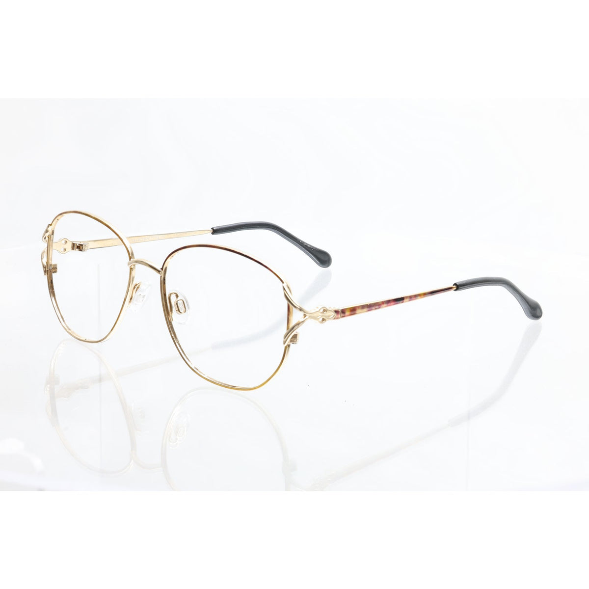 MK Collection brown eyeglass frames