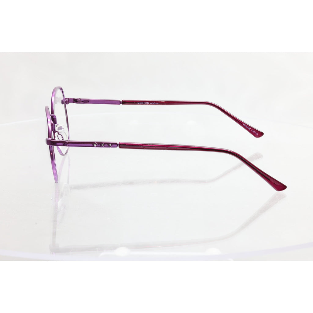 Modern Addison Matte Purple 50-20-140mm Eyeglass FRAMES ONLY - NEW/WITHOUT TAGS