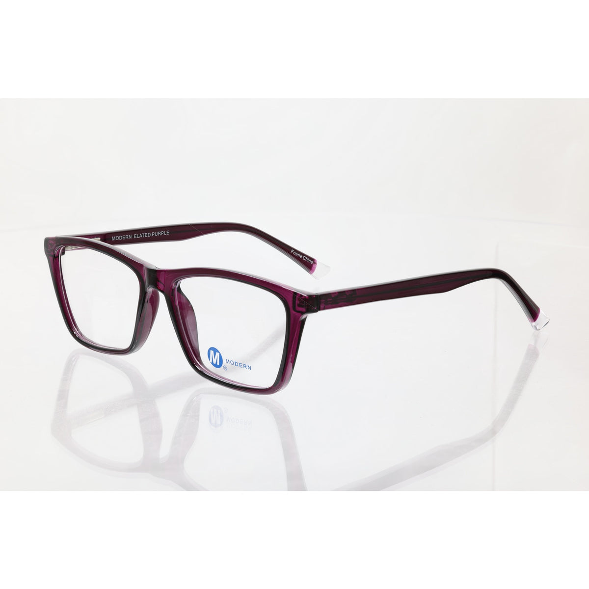 Modern Elated Purple 53-15-140mm Eyeglass FRAMES ONLY - NEW/WITHOUT TAGS