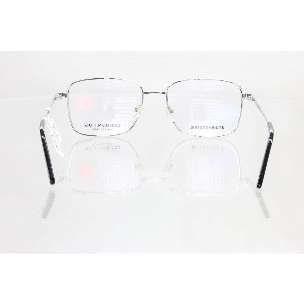 London Fog LF110 C1 silver/black eyeglass frames, photo 5 of 7