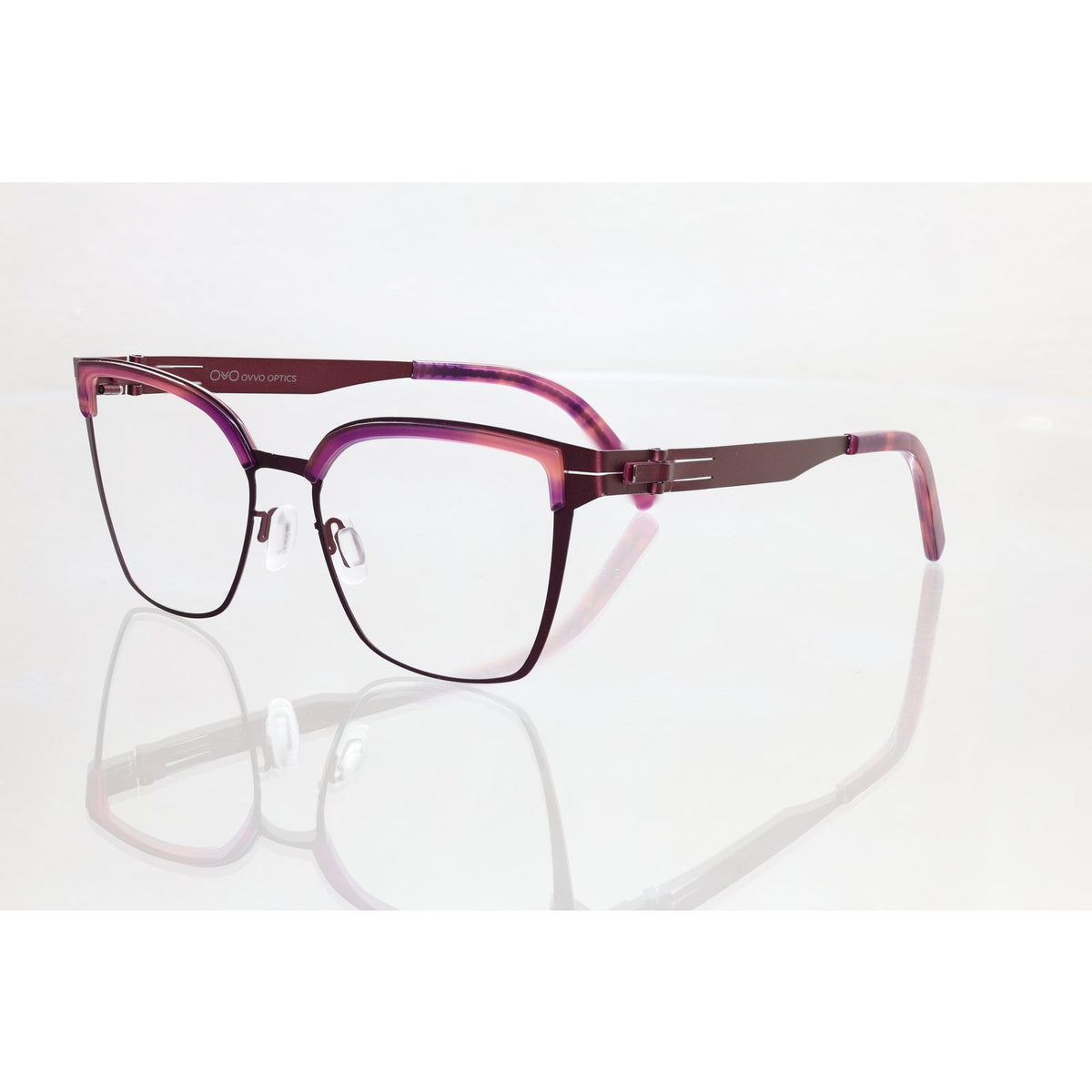 OVVO Optics 6010 c49 dark burgundy/purple eyeglass frames