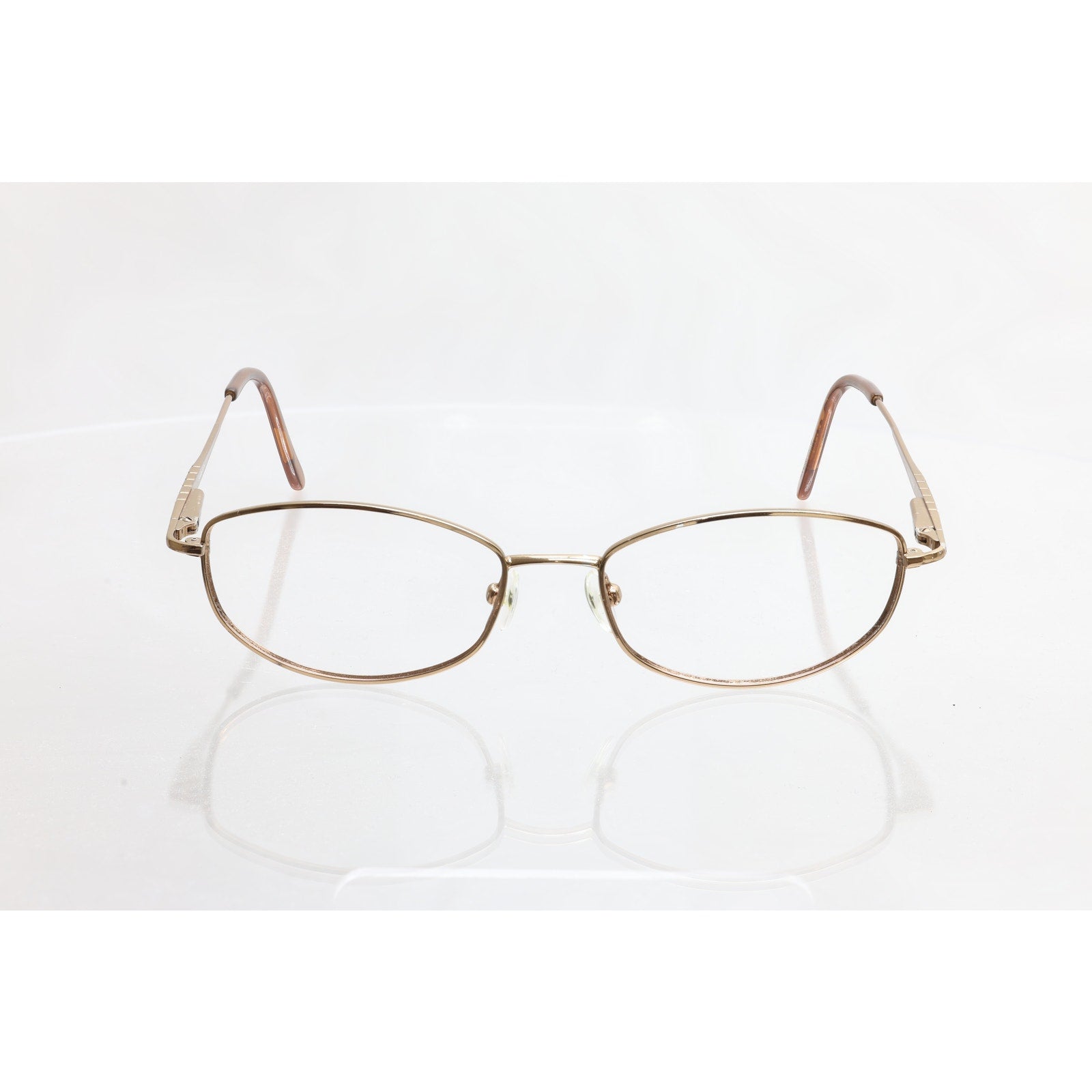 Visage Suede BRN Eyeglass FRAMES ONLY - GOOD CONDITION