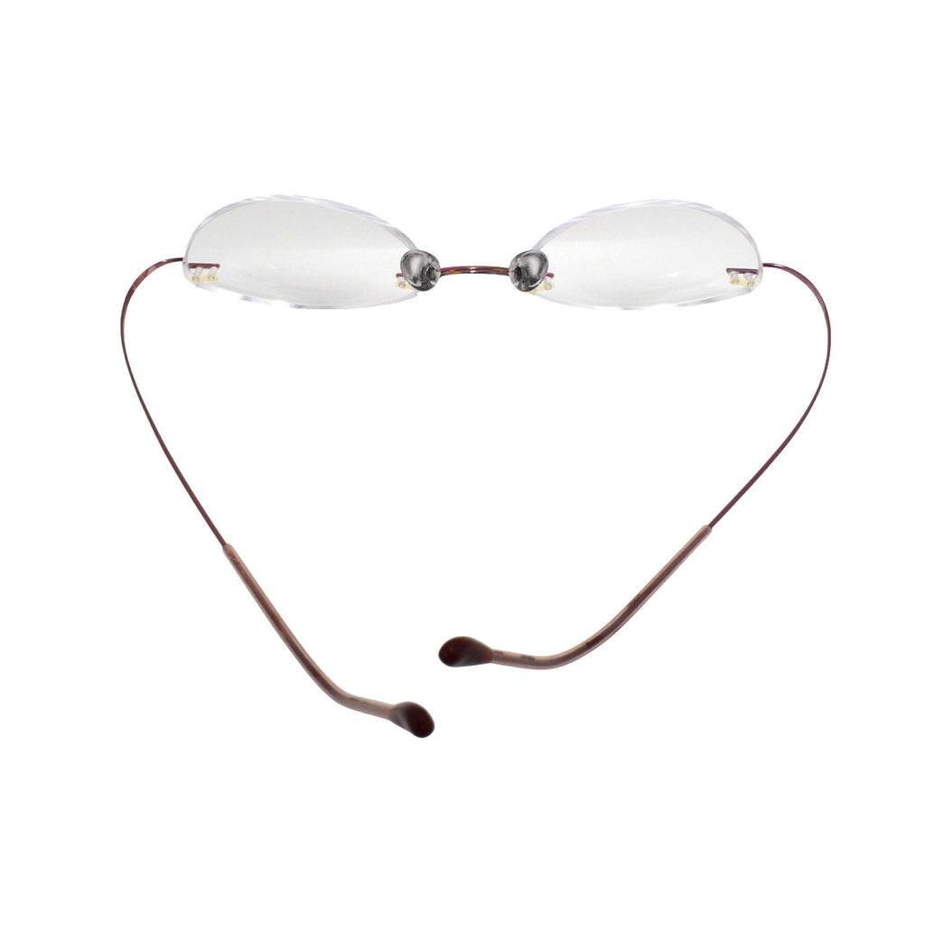 Silhouette 7395 40 Purple Rimless Eyeglasses FRAMES ONLY - GOOD CONDITION