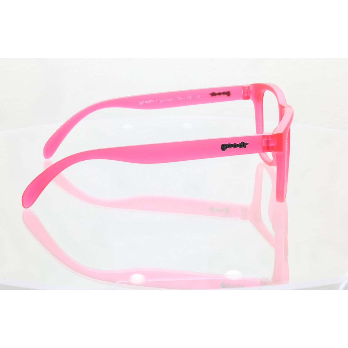 Goodr Flamingos on a Booze Cruise pink sunglass frames, photo 6 of 8