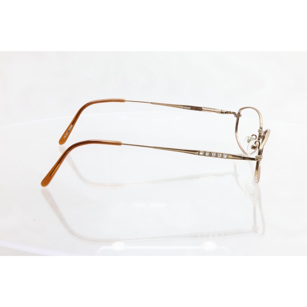 Visage Suede BRN Eyeglass FRAMES ONLY - GOOD CONDITION