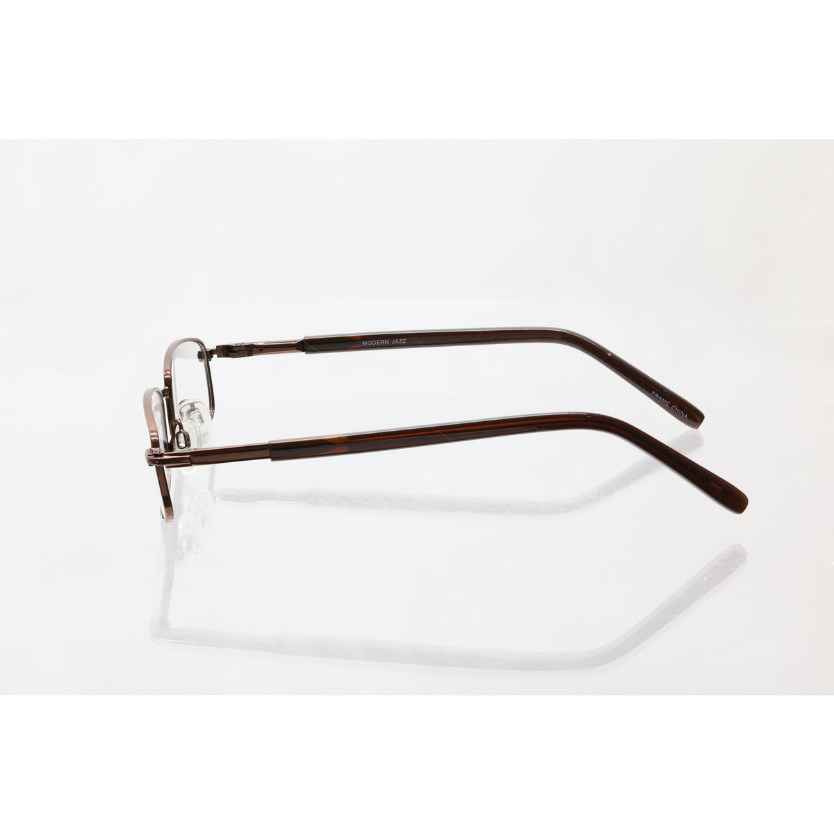 Modern Jazz Brown 52-18-140mm Eyeglass FRAMES ONLY - NEW/WITHOUT TAGS