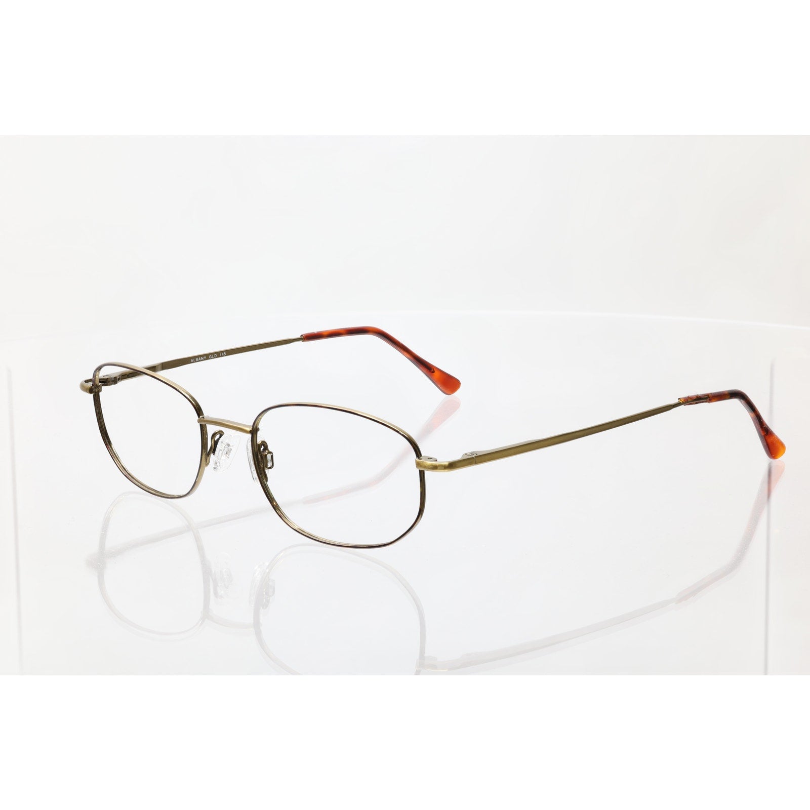 Van Heusen Albany 53-19-145mm GLD Eyeglass FRAMES ONLY - GOOD CONDITION - READ