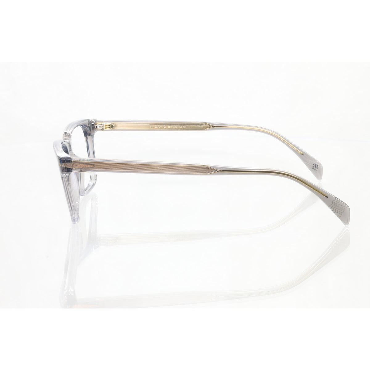 David Beckham DB1022 translucent gray eyeglass frames, photo 4 of 7