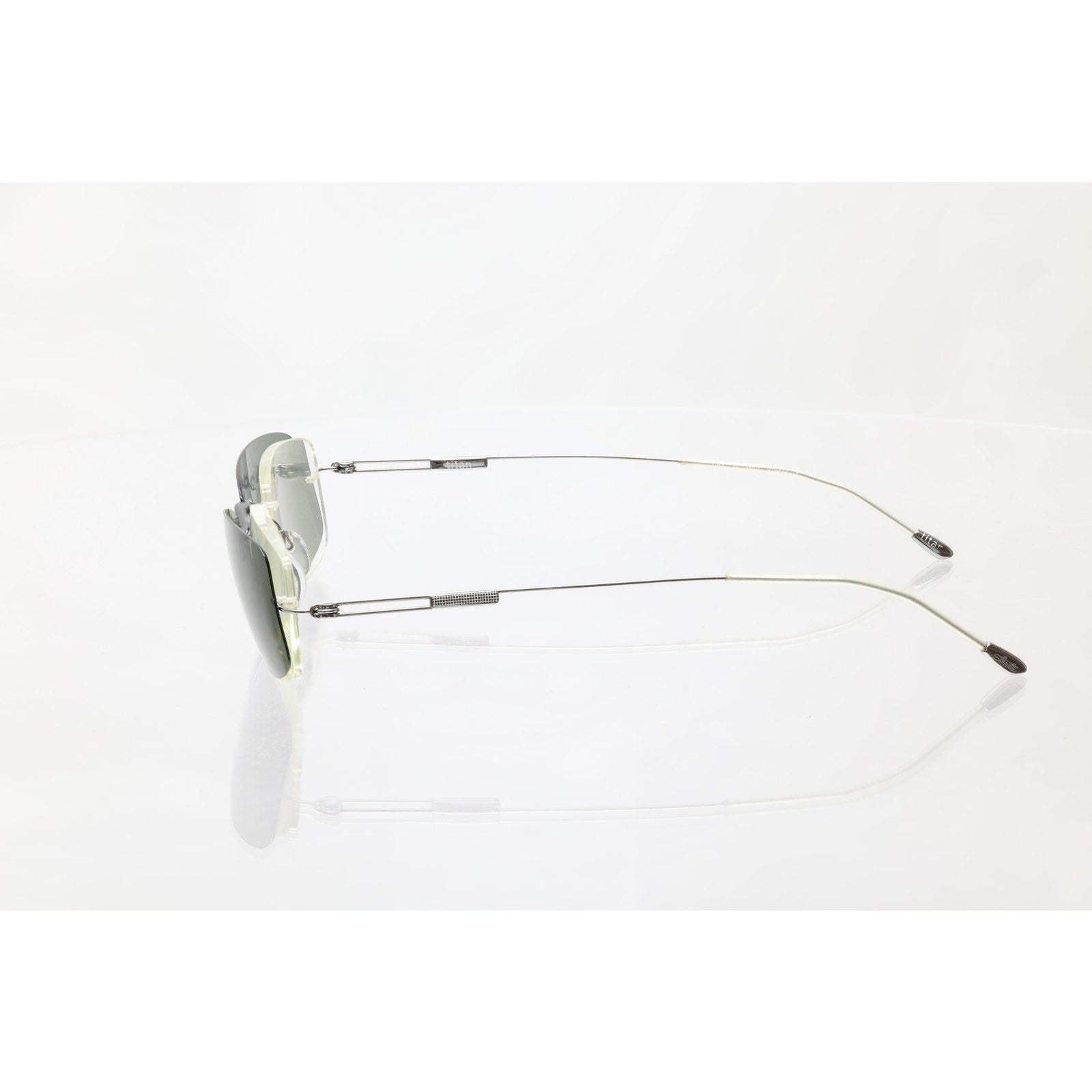 Silhouette 7527 51-19-145mm Eyeglass FRAMES ONLY w/Clip-On - VERY GOOD CONDITION