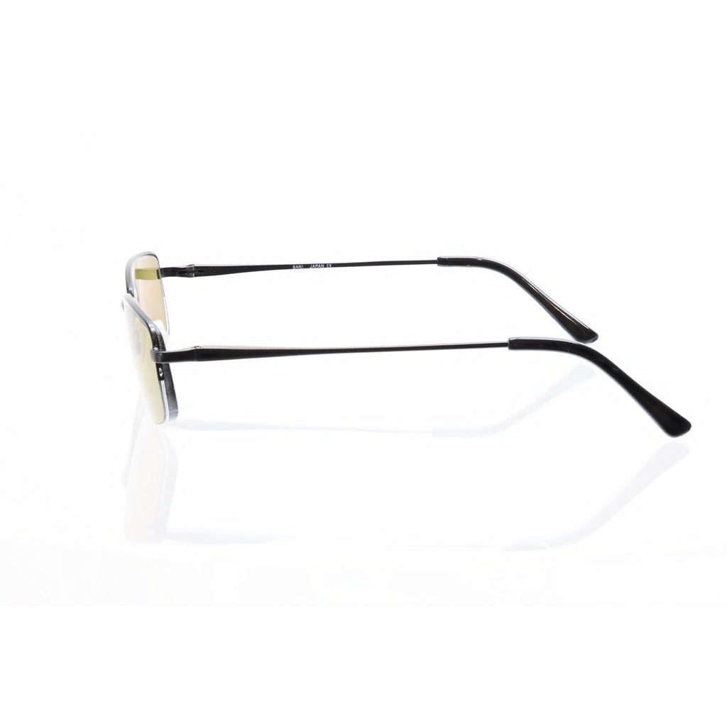 Saki Mod. 401 Col MBLK 54-18-140mm Eyeglasses FRAMES ONLY - VERY GOOD CONDITION