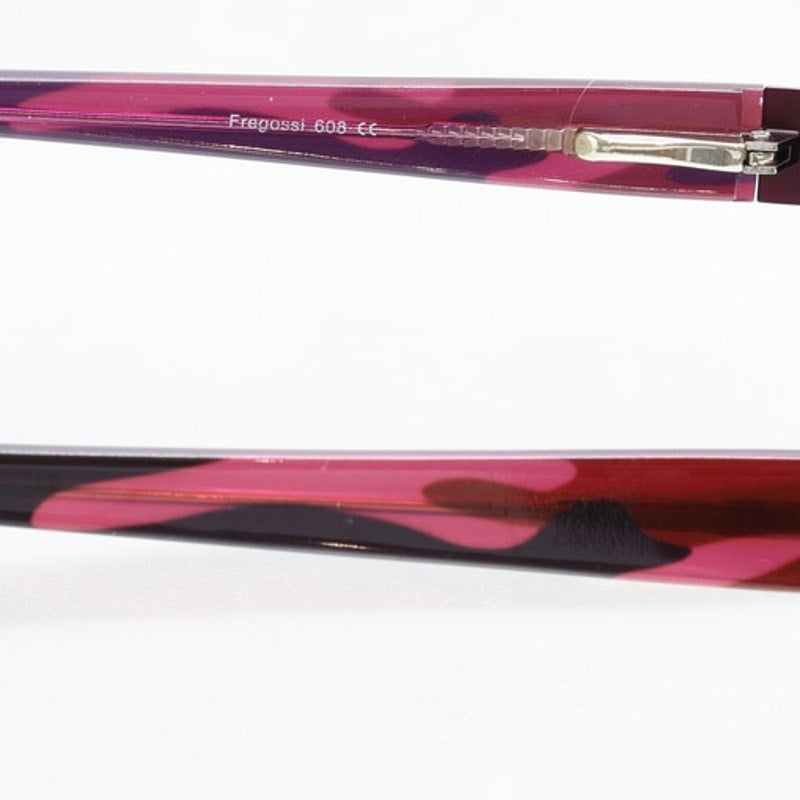 Fregossi 608 52-17-135mm WINE Eyeglass FRAMES ONLY - GOOD CONDITION
