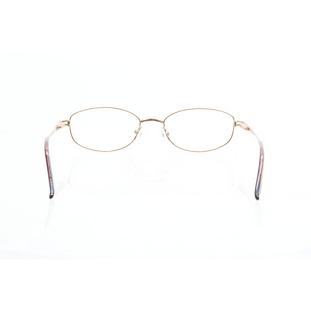 Marchon Tres Jolie 125T nutmeg eyeglass frames, photo 5 of 6