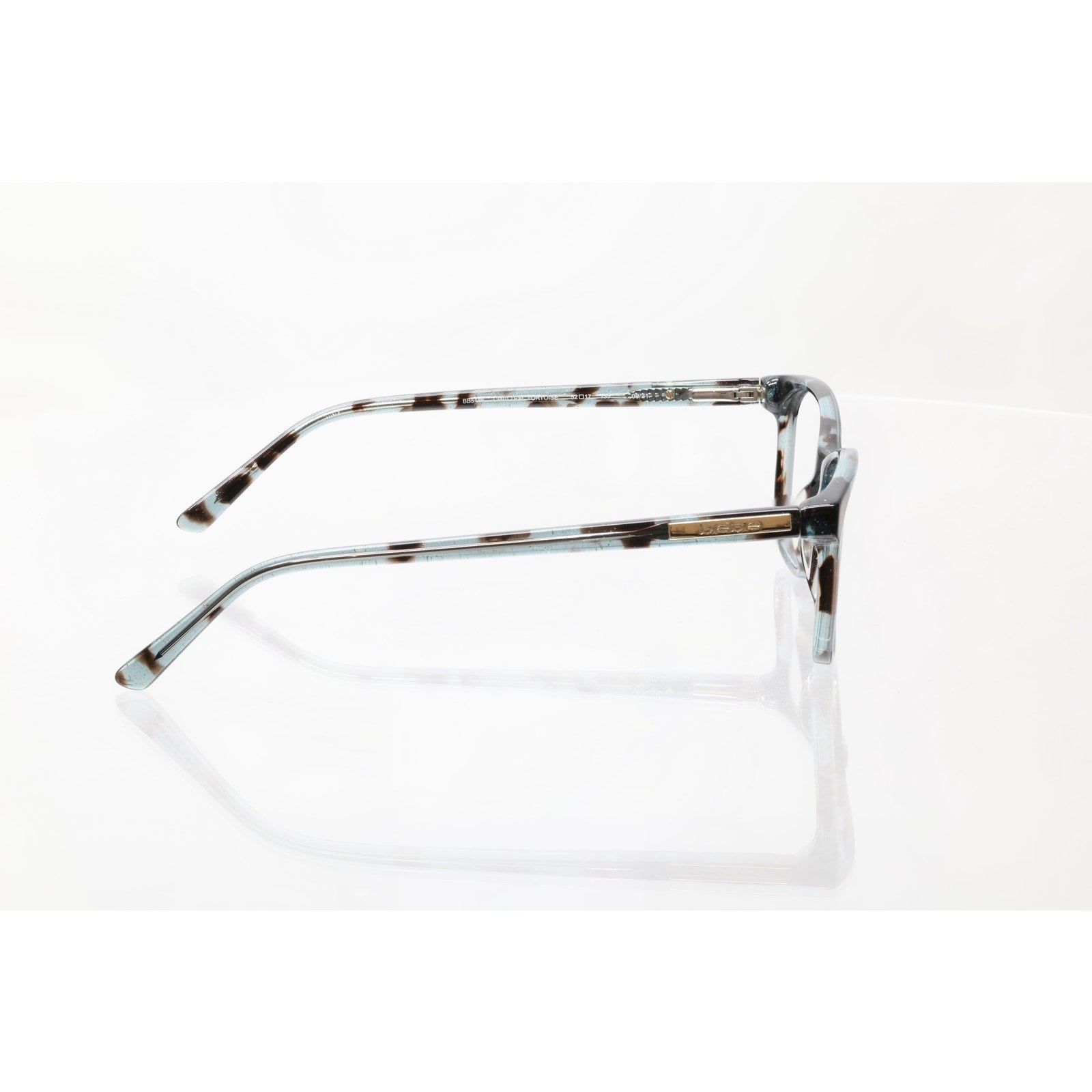 Bebe BB5186 (340) Teal Tortoise 52-17-135mm Eyeglasses FRAMES ONLY - VERY GOOD