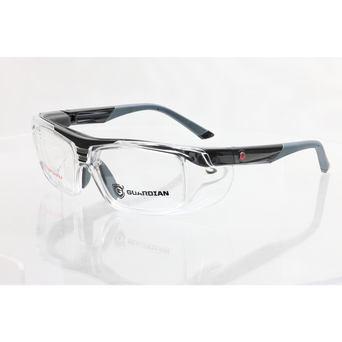 Guardian GRXS01 BLK Safety Glasses FRAMES ONLY - NEW/WITHOUT TAGS