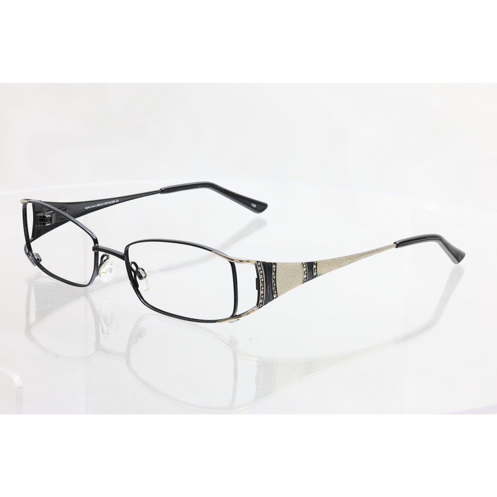 Sophia Loren's Beau Rivage 54 Zyloware 021 52-17-135 Eyeglass FRAMES ONLY - GOOD