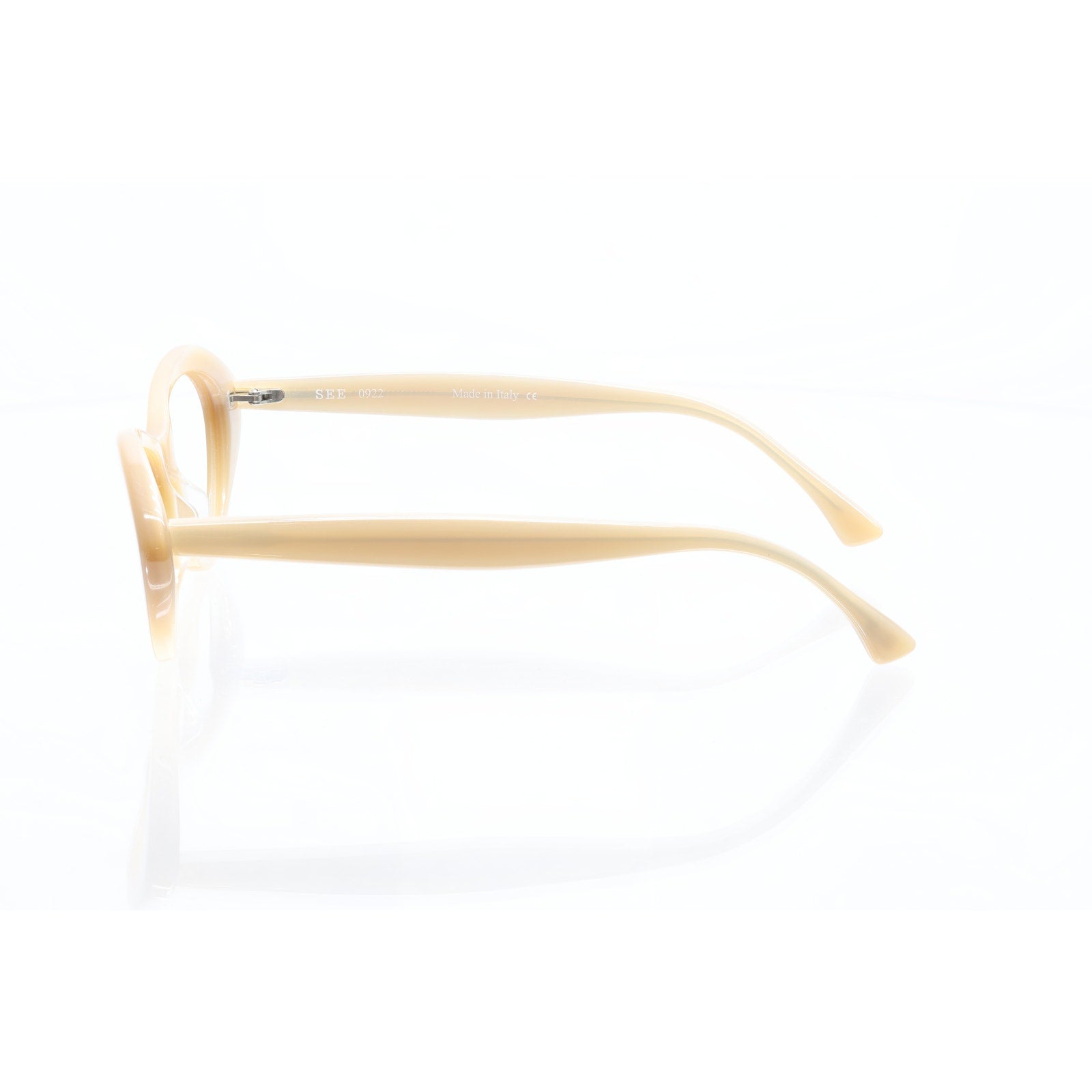 See 0922 C820 Cat Eye 53-16-145mm Eyeglasses FRAMES ONLY - VERY GOOD CONDITION