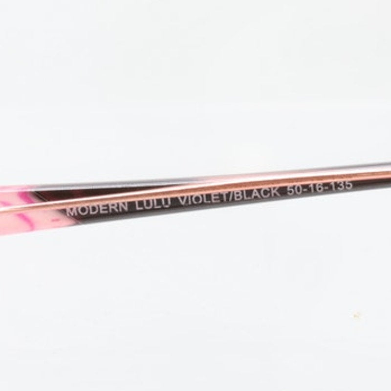 Modern Lulu Violet/Black 50-16-135mm Eyeglass FRAMES ONLY - NEW/WITHOUT TAGS