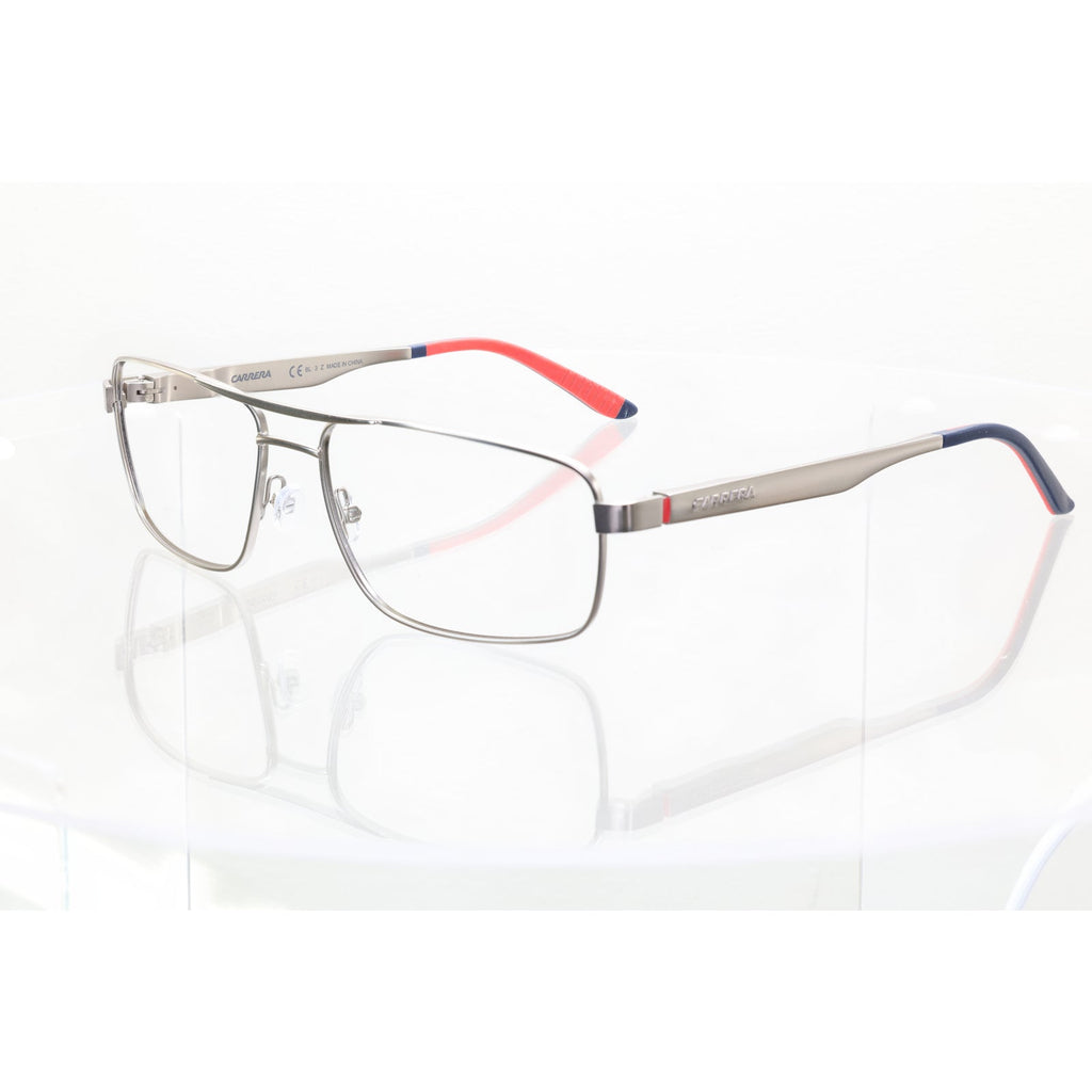 Carrera 8011/S R81DY silver sunglass frames