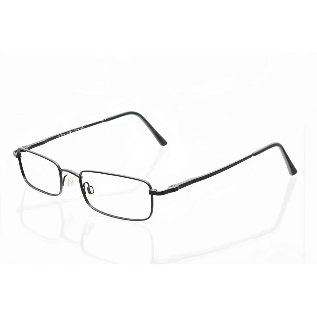 RE Elite Black 52-21-140mm Eyeglasses FRAMES ONLY - VERY GOOD CONDITION