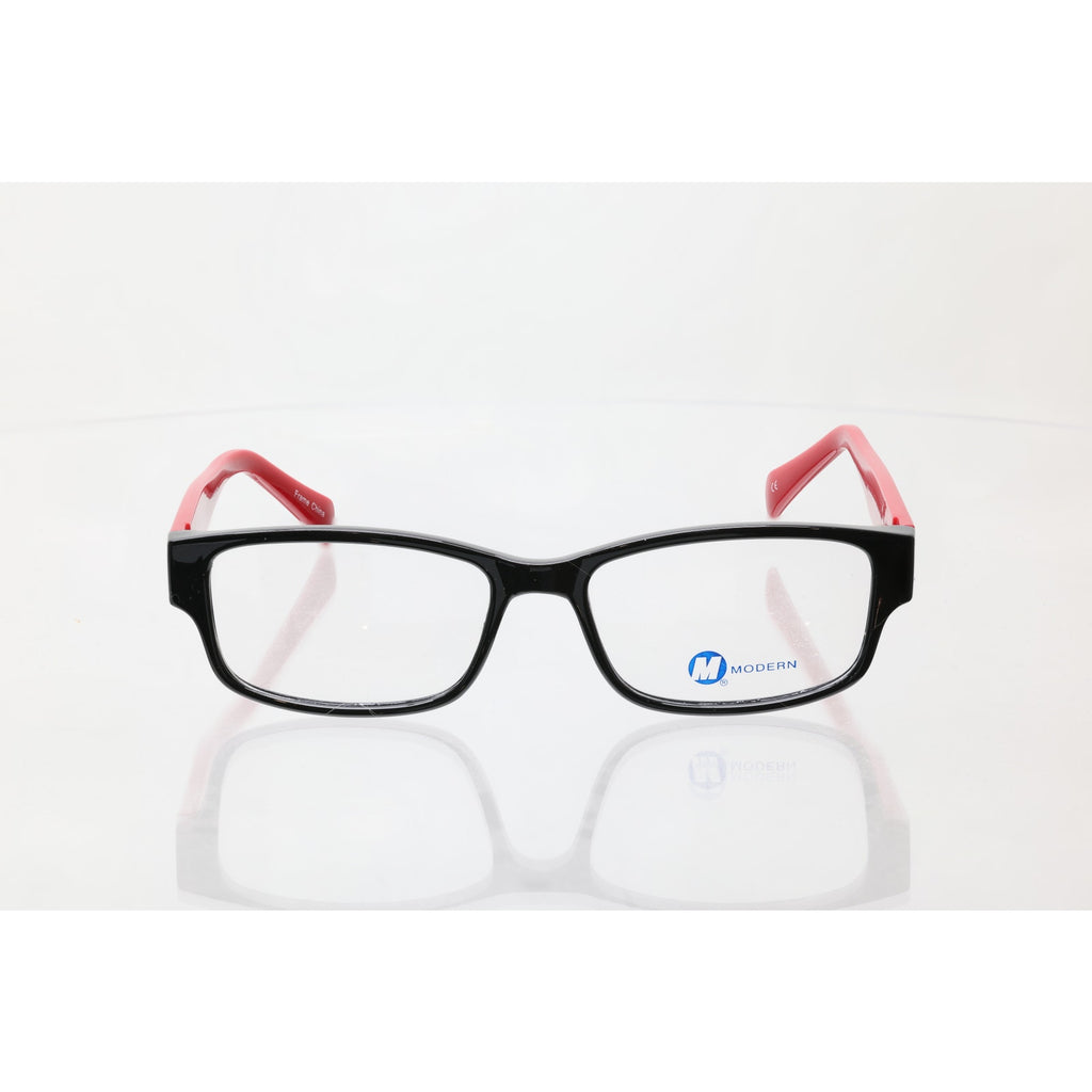 Modern Chill Black/Red 51-17-140mm Eyeglass FRAMES ONLY - NEW/WITHOUT TAGS