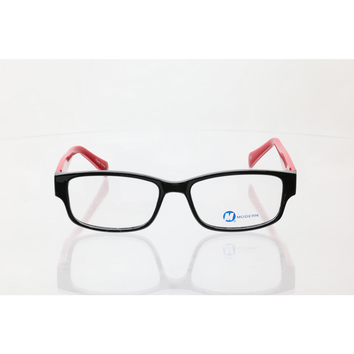 Modern Chill Black/Red 51-17-140mm Eyeglass FRAMES ONLY - NEW/WITHOUT TAGS