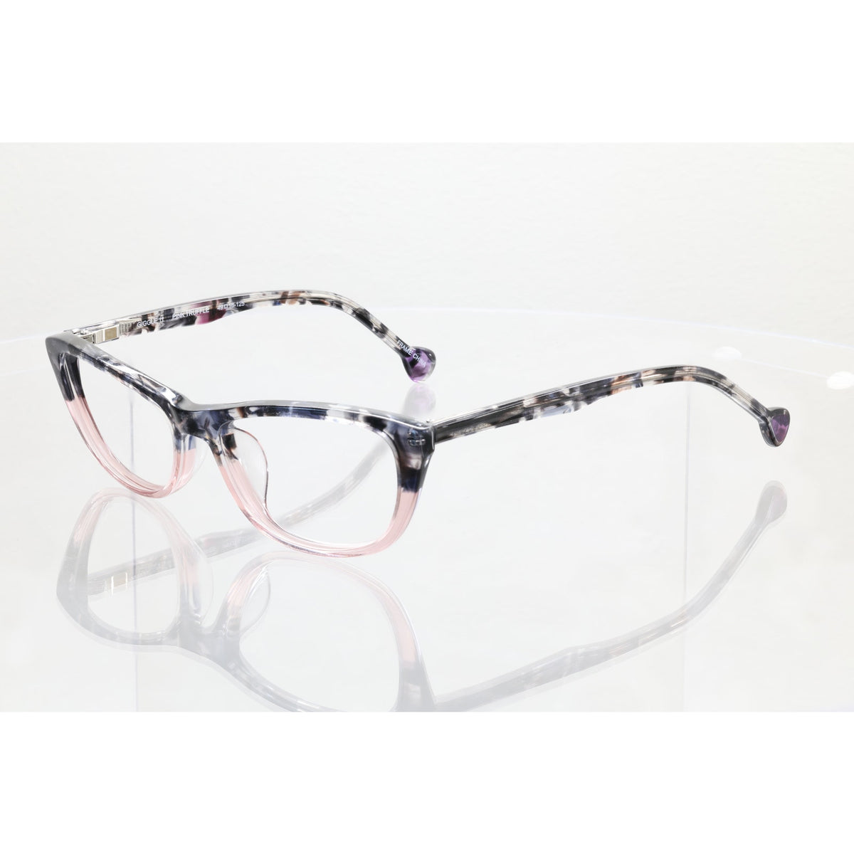 Lisa Loeb By Classique Giggle 11 dark blue/pink eyeglass frames