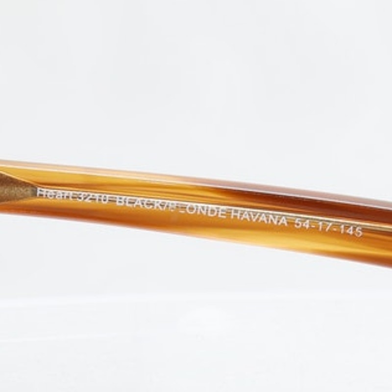 Heart 3210 Black/Blonde Havana 54-17-145mm Eyeglass FRAMES ONLY - GOOD CONDITION