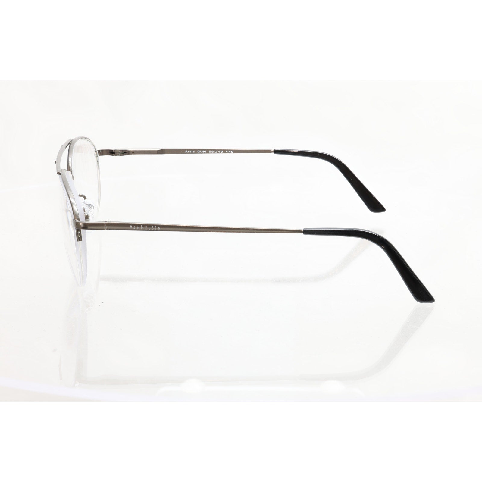 Van Heusen Artie 58-19-140mm Gun Eyeglass FRAMES ONLY - GOOD CONDITION